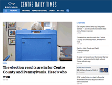 Tablet Screenshot of centredaily.com